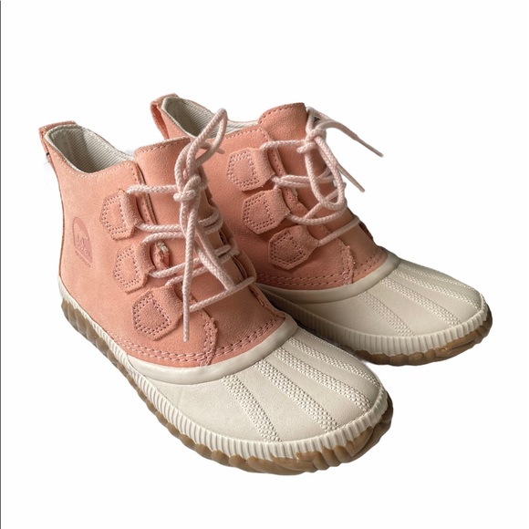 Sorel Out N About Leather Boot Tonic & Melon 6.5 - Picture 9 of 12